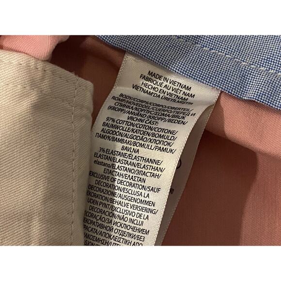 Polo Ralph Lauren Stretch Straight Fit Shorts Mens Light Pink Cotton Blend $79 - Picture 5 of 5